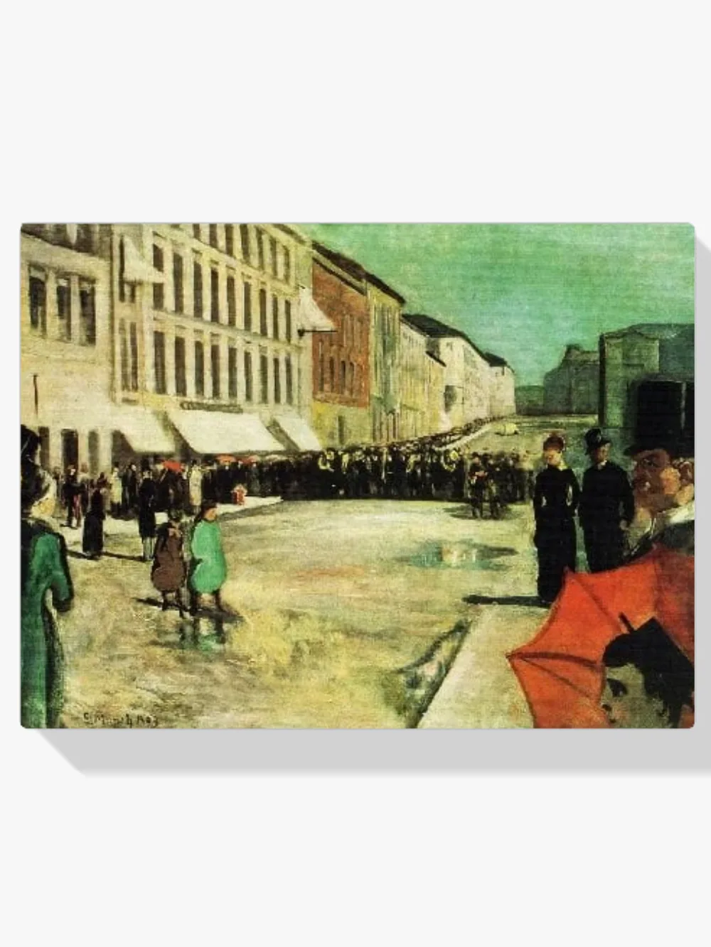 Pintar por números La banda militar en la calle Karl Johan