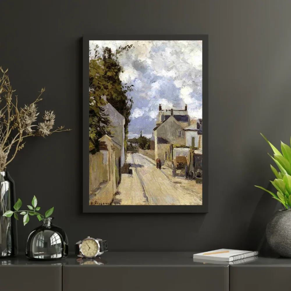 Pintar por números La calle de l'Hermitage, Pontoise – foto 3