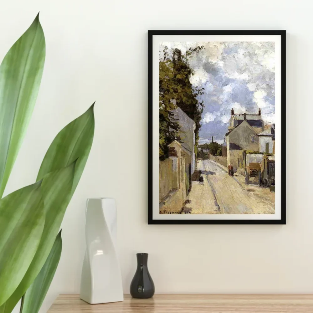 Pintar por números La calle de l'Hermitage, Pontoise – foto 4