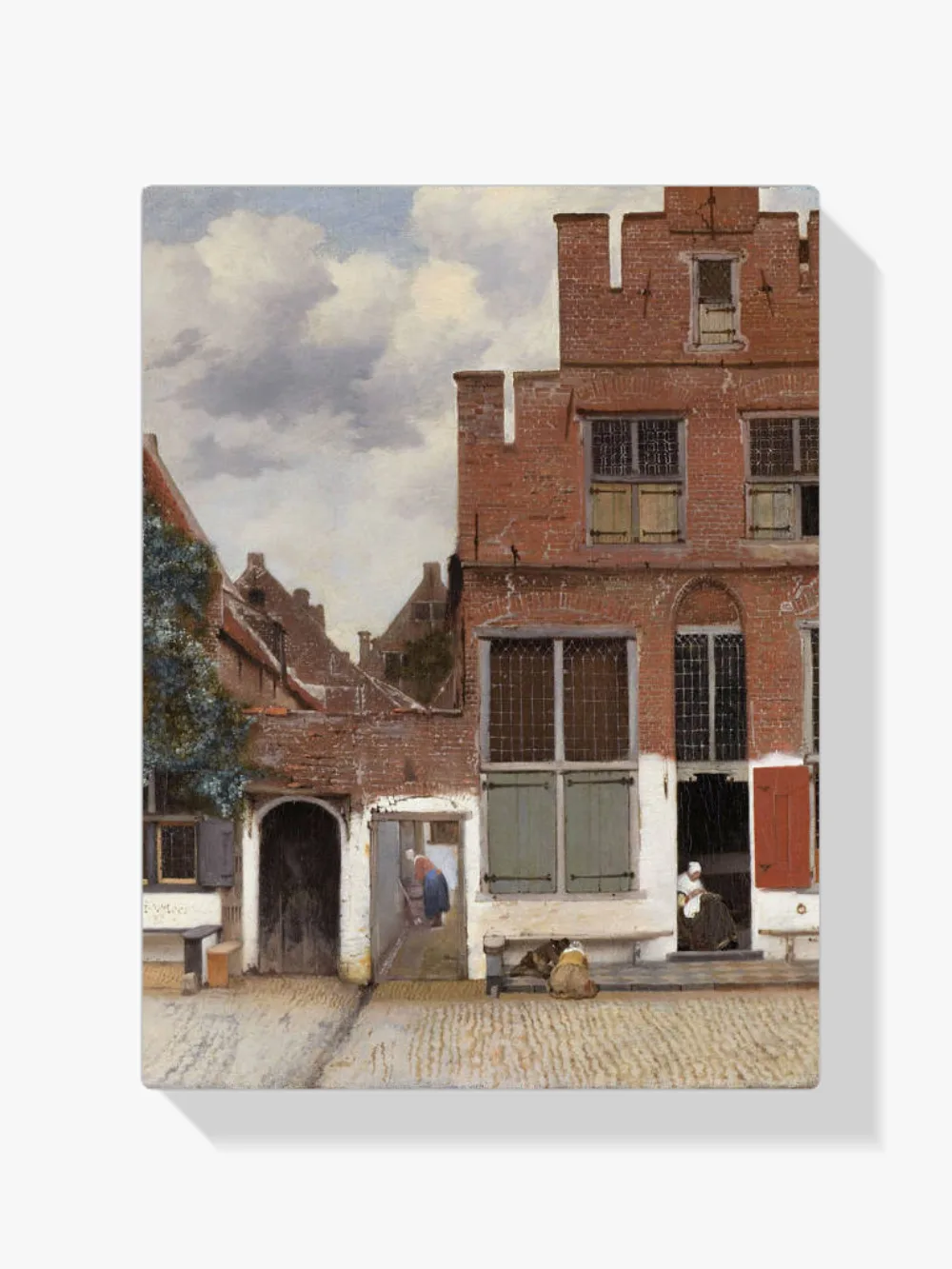 Pintar por números La callejuela de Delft