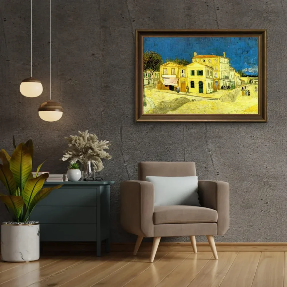 Pintar por números La casa amarilla en Arles – foto 2