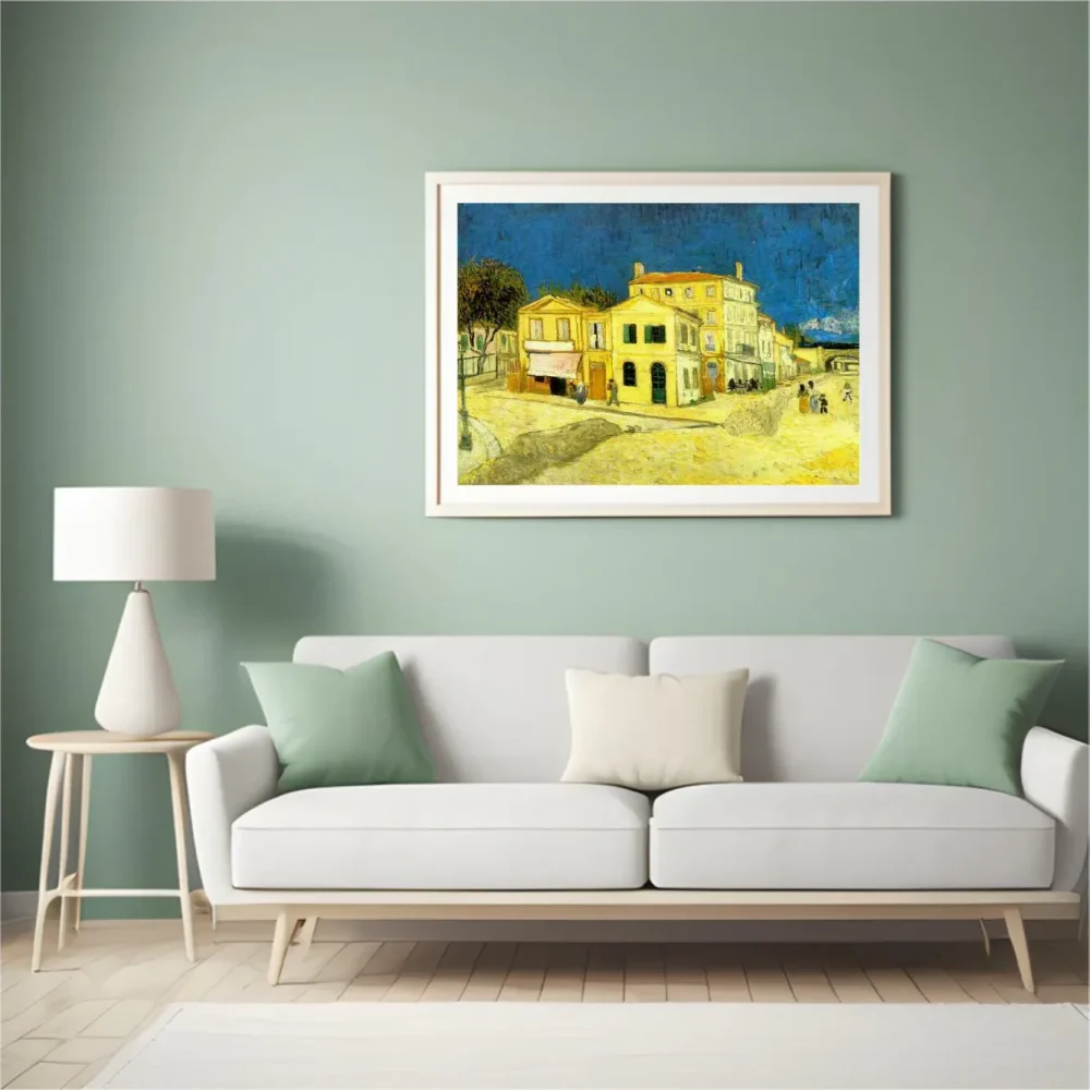 Pintar por números La casa amarilla en Arles – foto 4