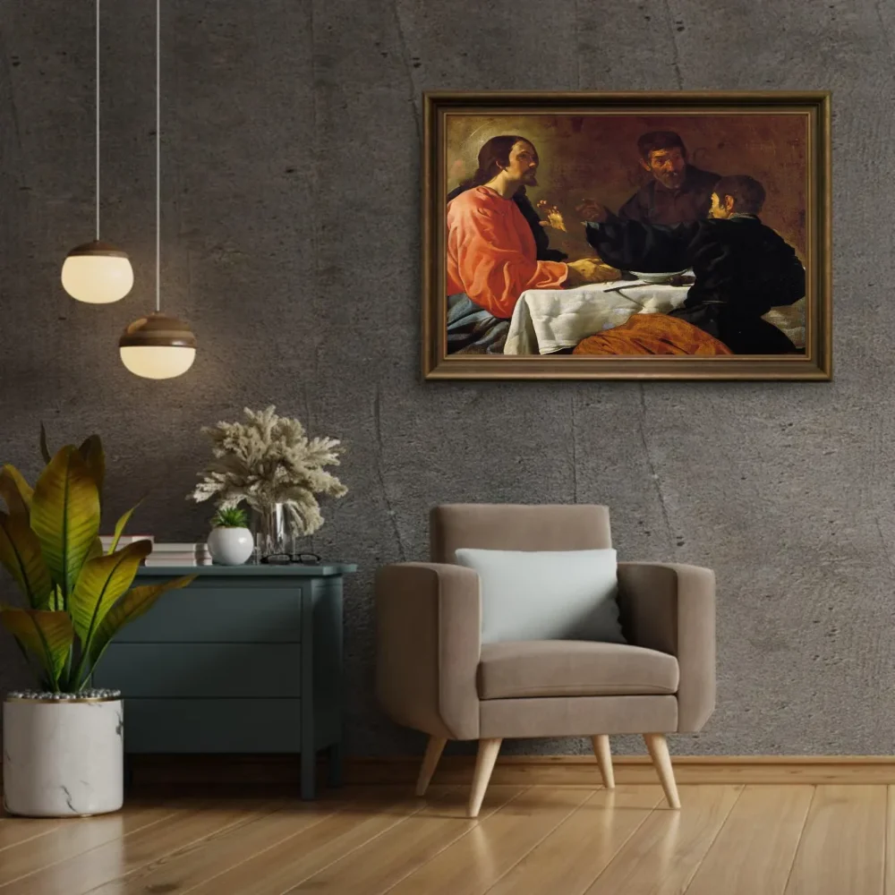 Pintar por números La cena de Emaús - Diego Velázquez – foto 2