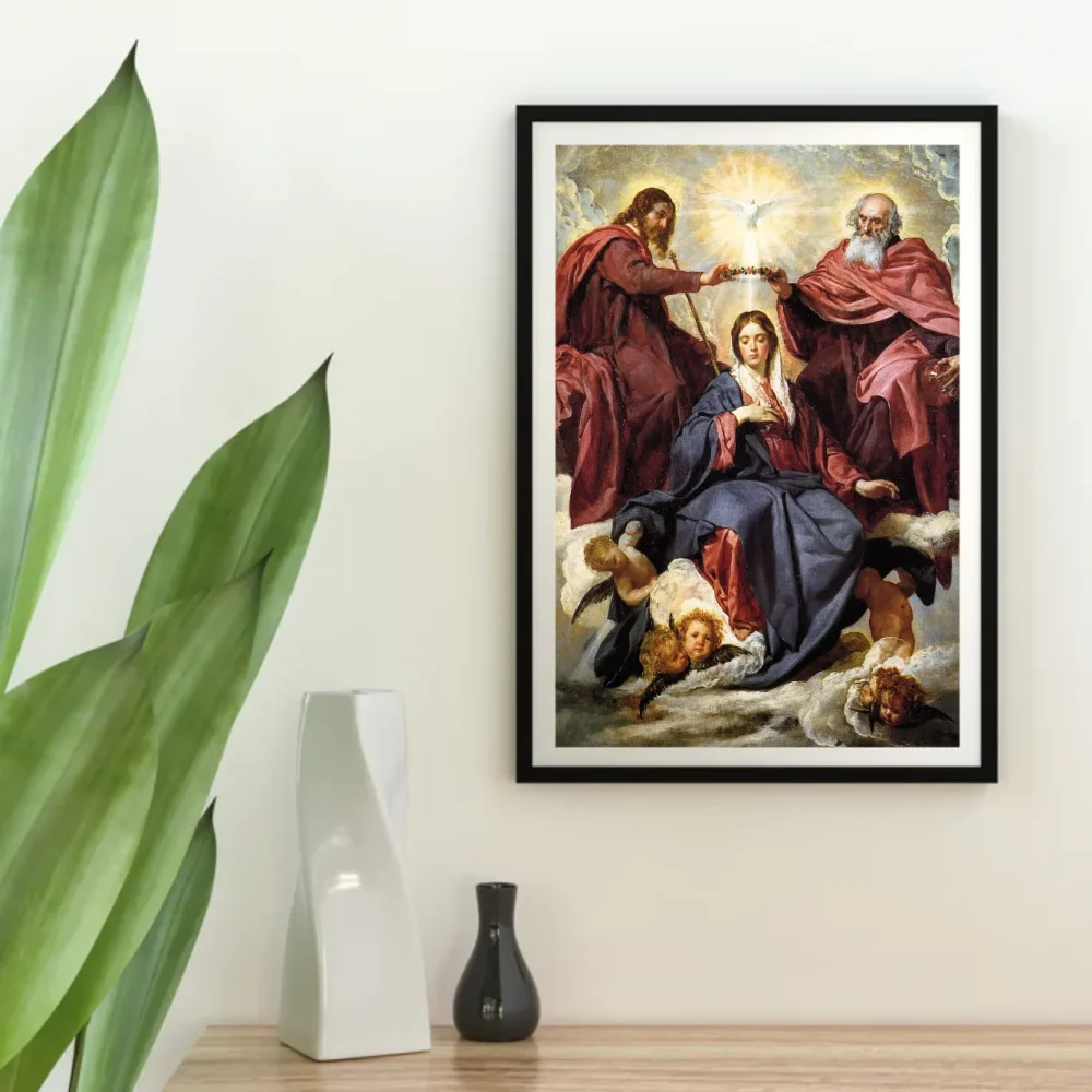 Pintar por números La coronación de la Virgen – foto 4