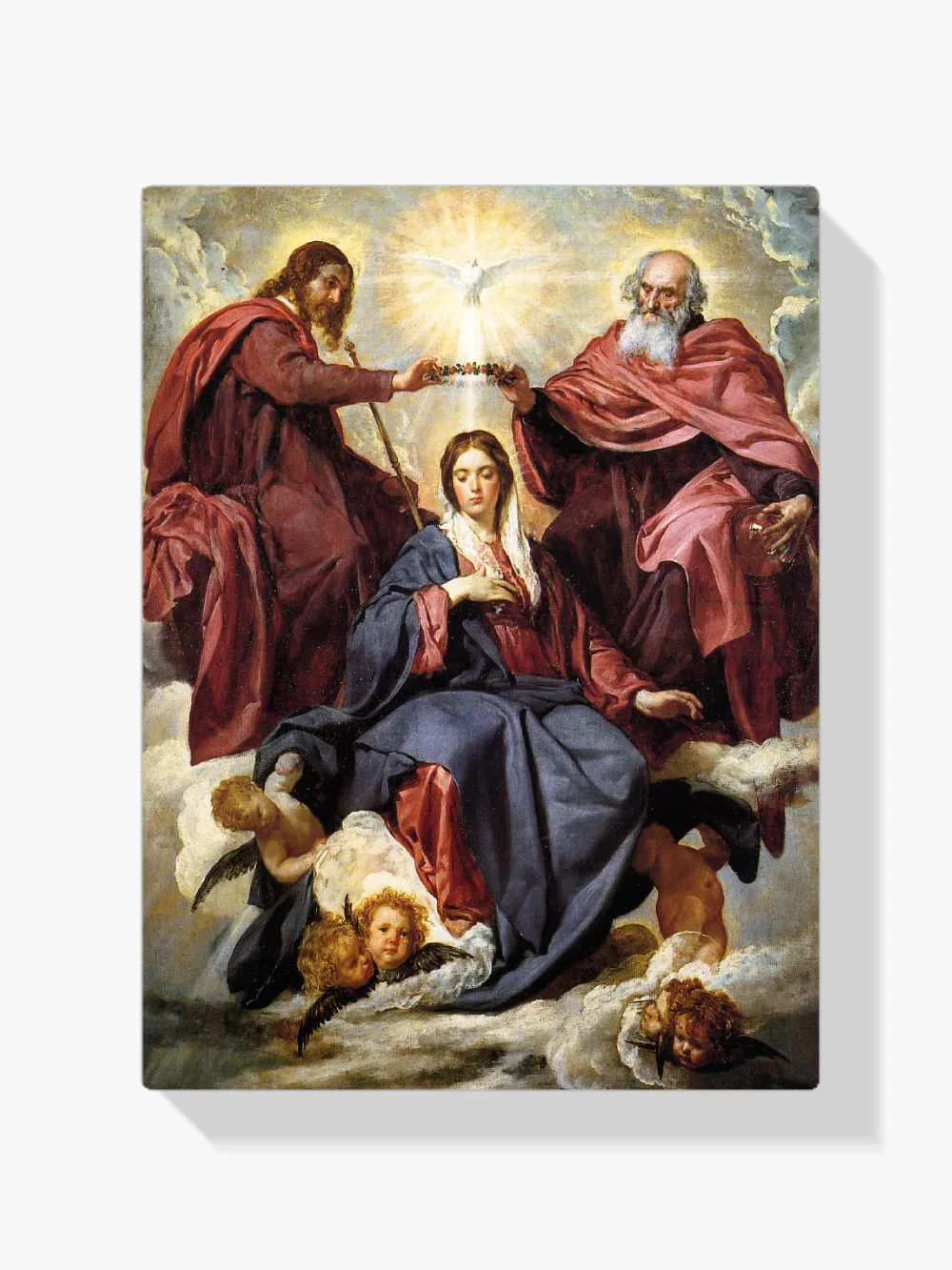 Pintar por números La coronación de la Virgen
