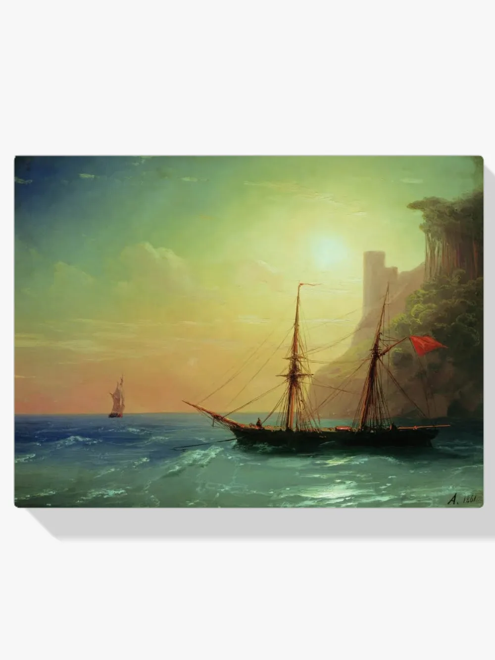 Pintar por números La costa - Iván Aivazovski