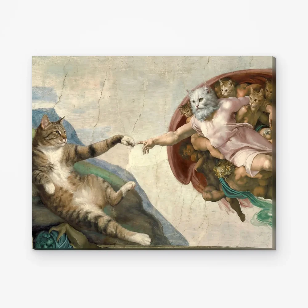 Pintar por Números - La creación del gato Adán