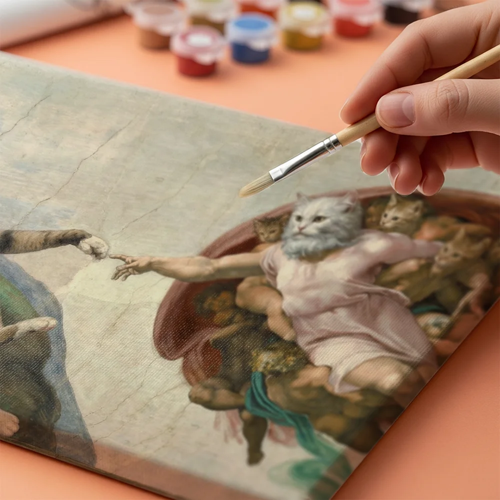 Pintar por números La creación del gato Adán – foto 4