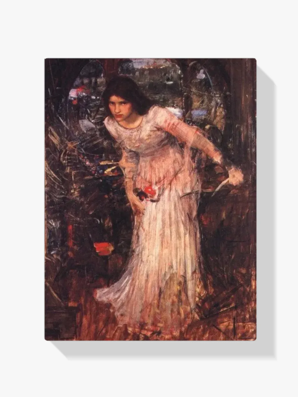 Pintar por números La dama de Shalott (estudio)