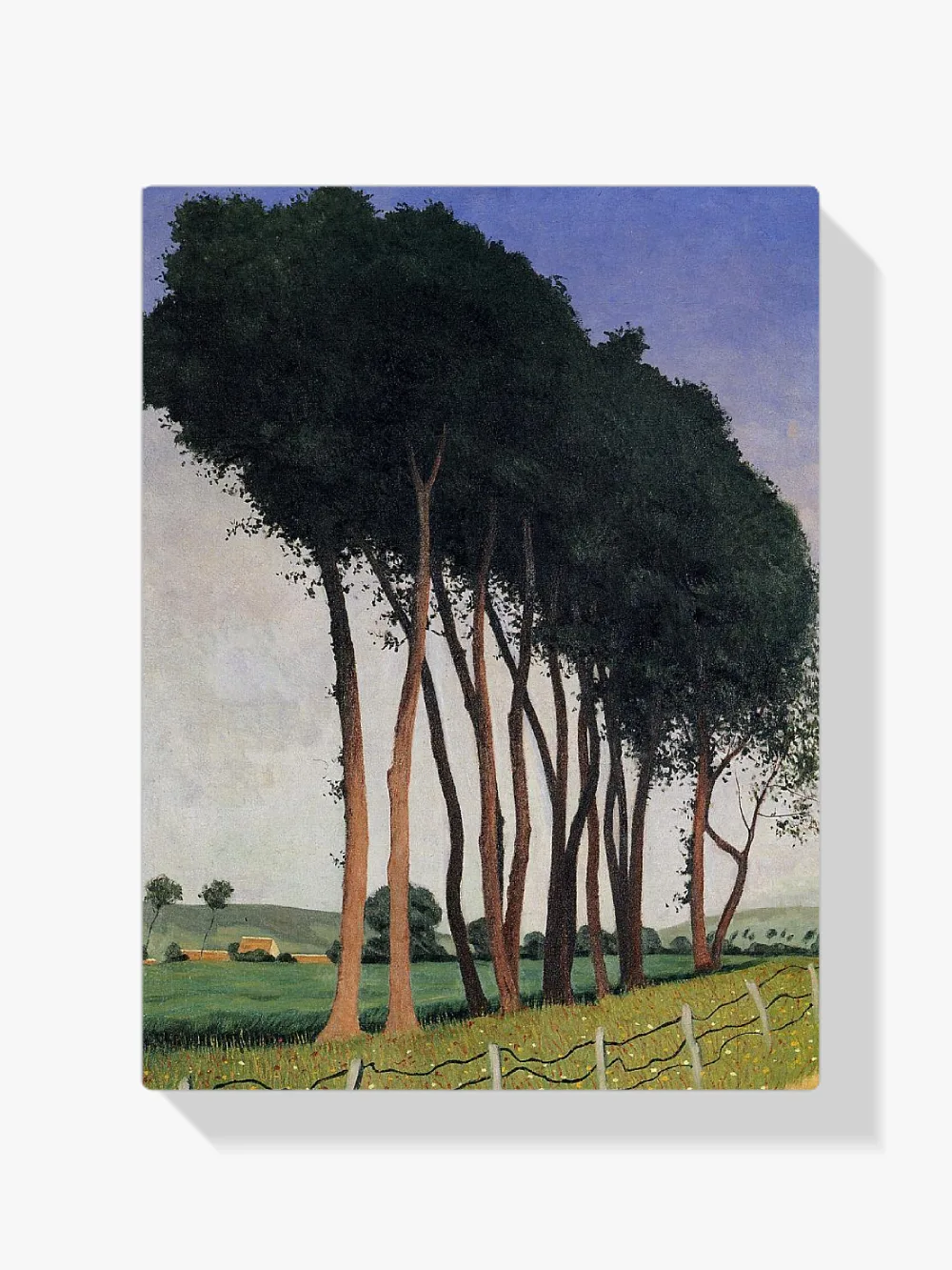 Pintar por números La familia de árboles