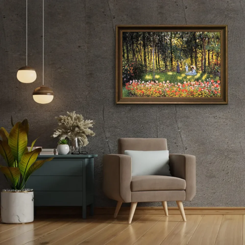 Pintar por números La familia del artista en el jardín – foto 2