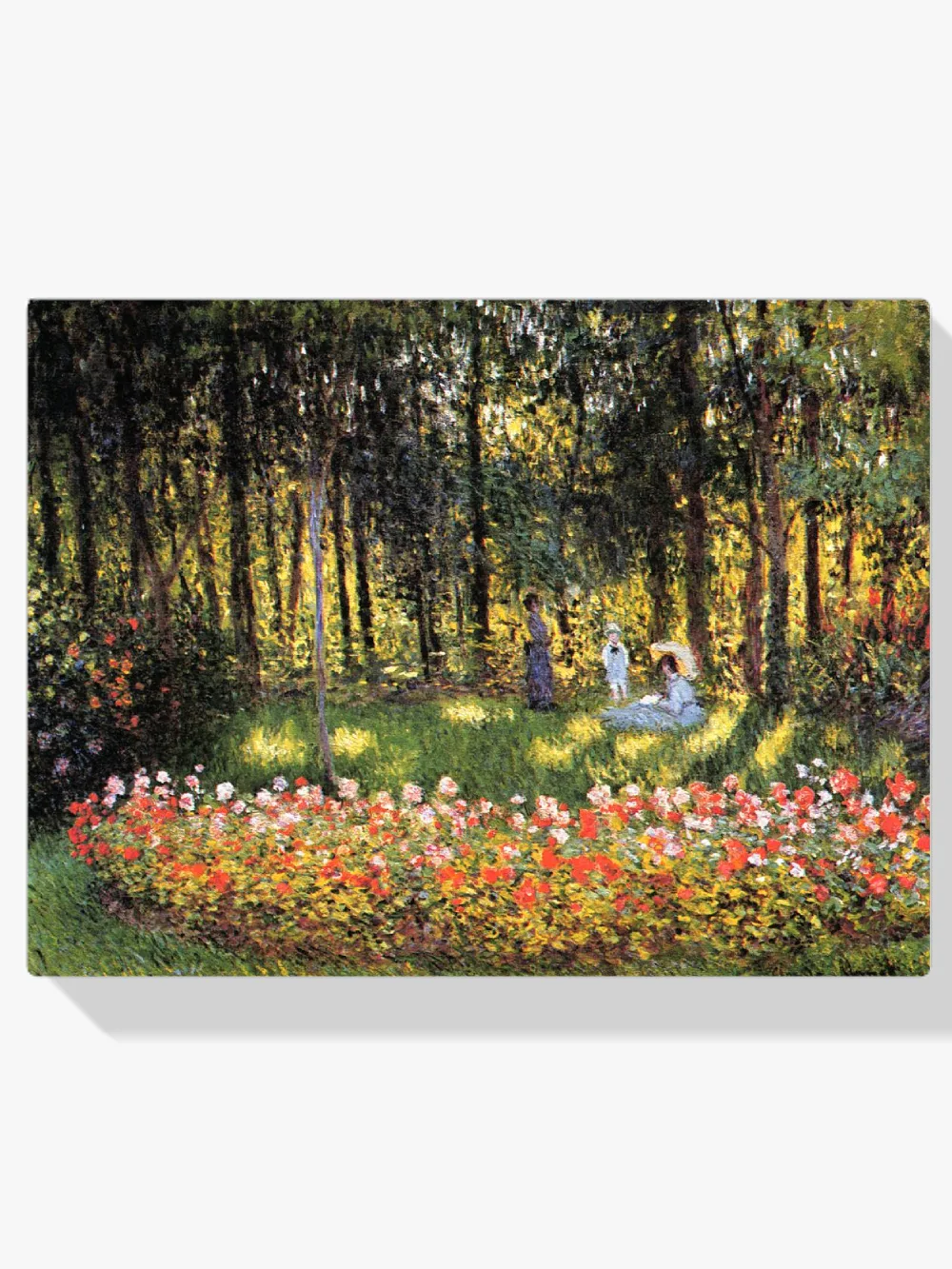 Pintar por números La familia del artista en el jardín