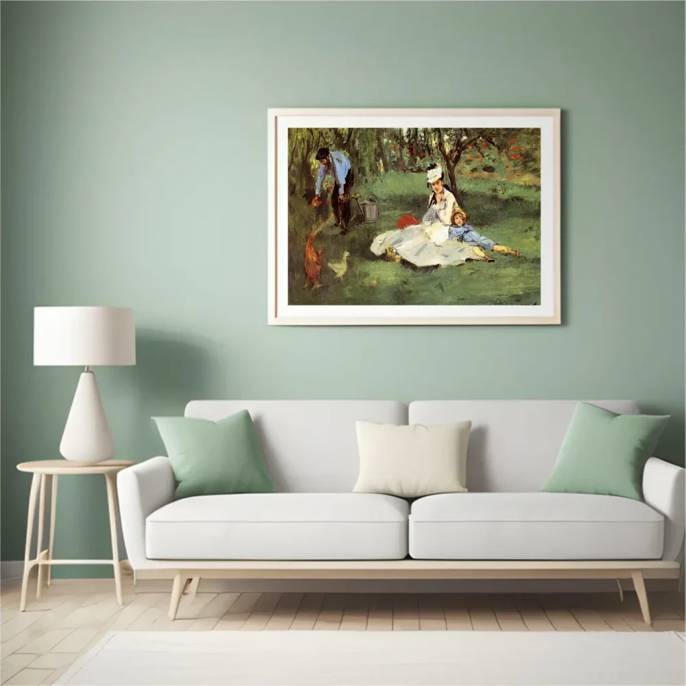 Pintar por números La familia Monet en el jardín – foto 4
