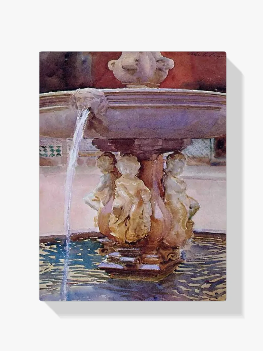 Pintar por números La fuente española