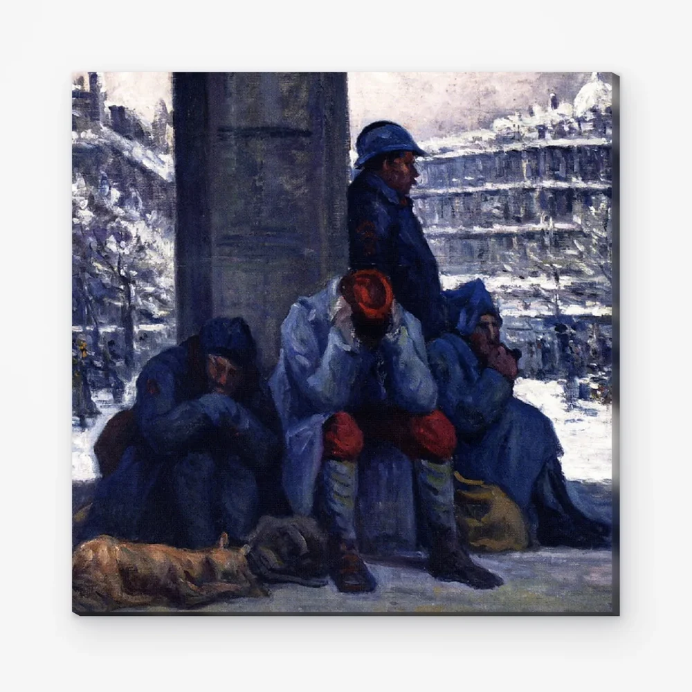 Pintar por Números - La Gare de l'Est en invierno