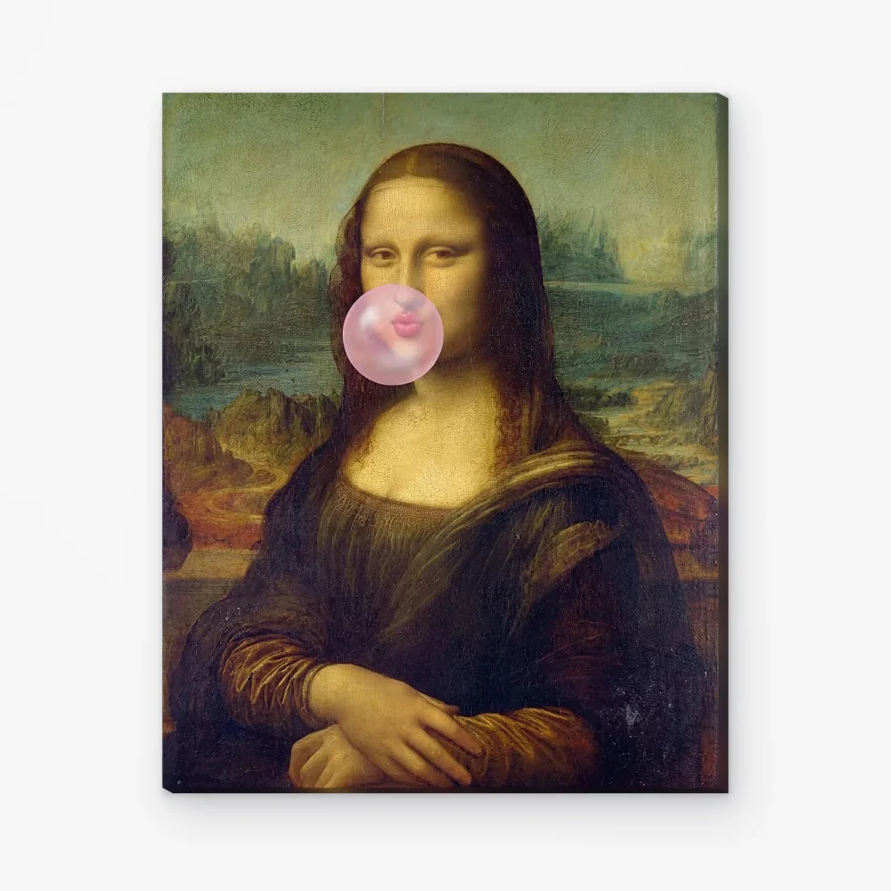 Pintar por Números - La Gioconda con chicle
