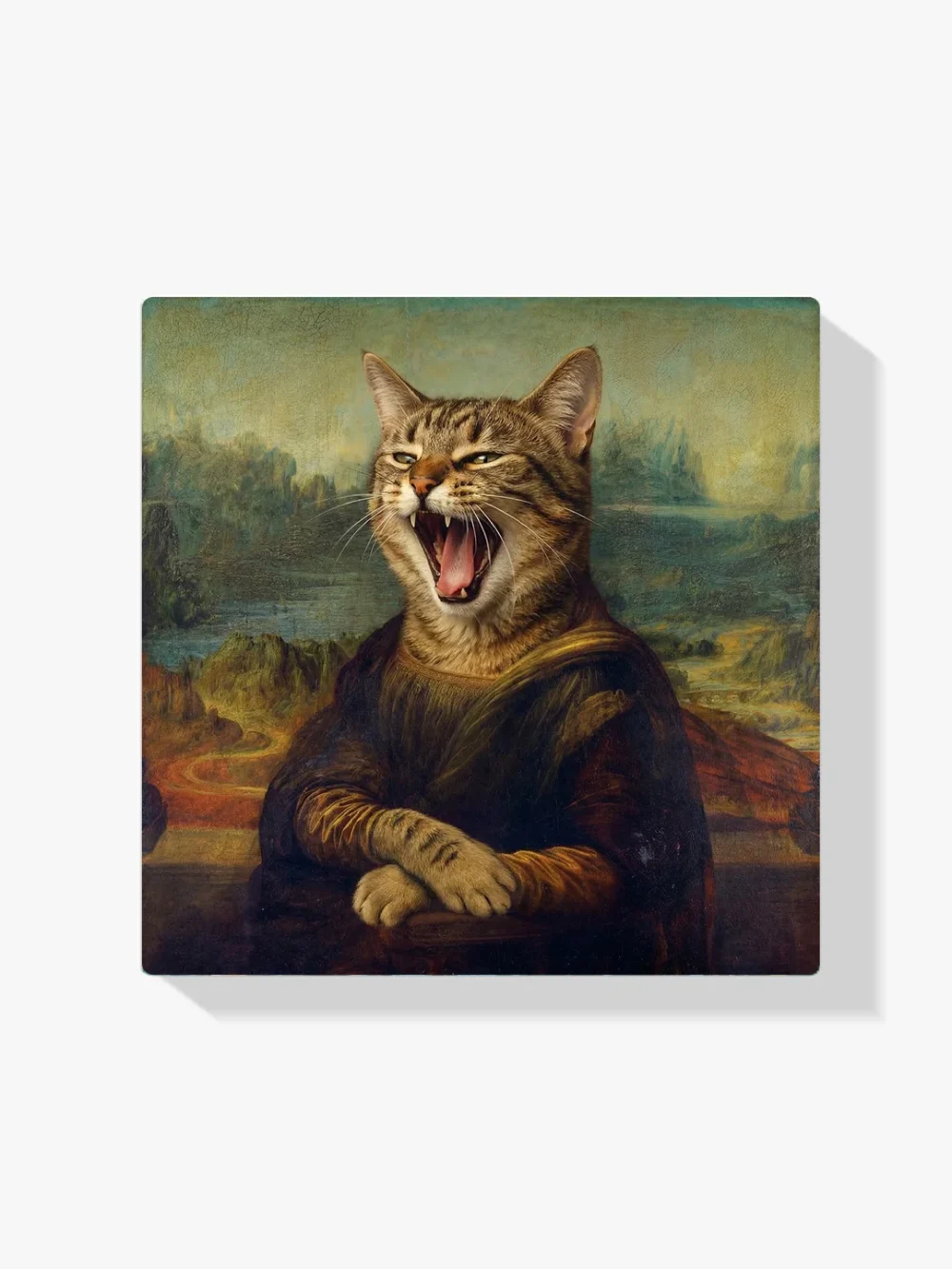 Pintar por números La Gioconda gatuna