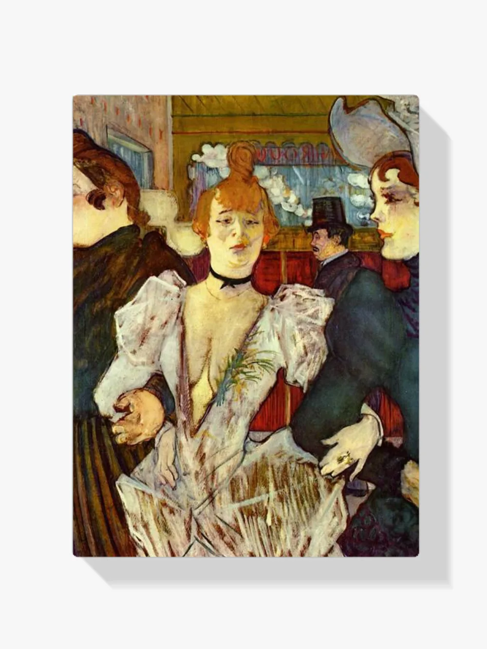 Pintar por números La Goulue llega al Moulin Rouge con dos mujeres