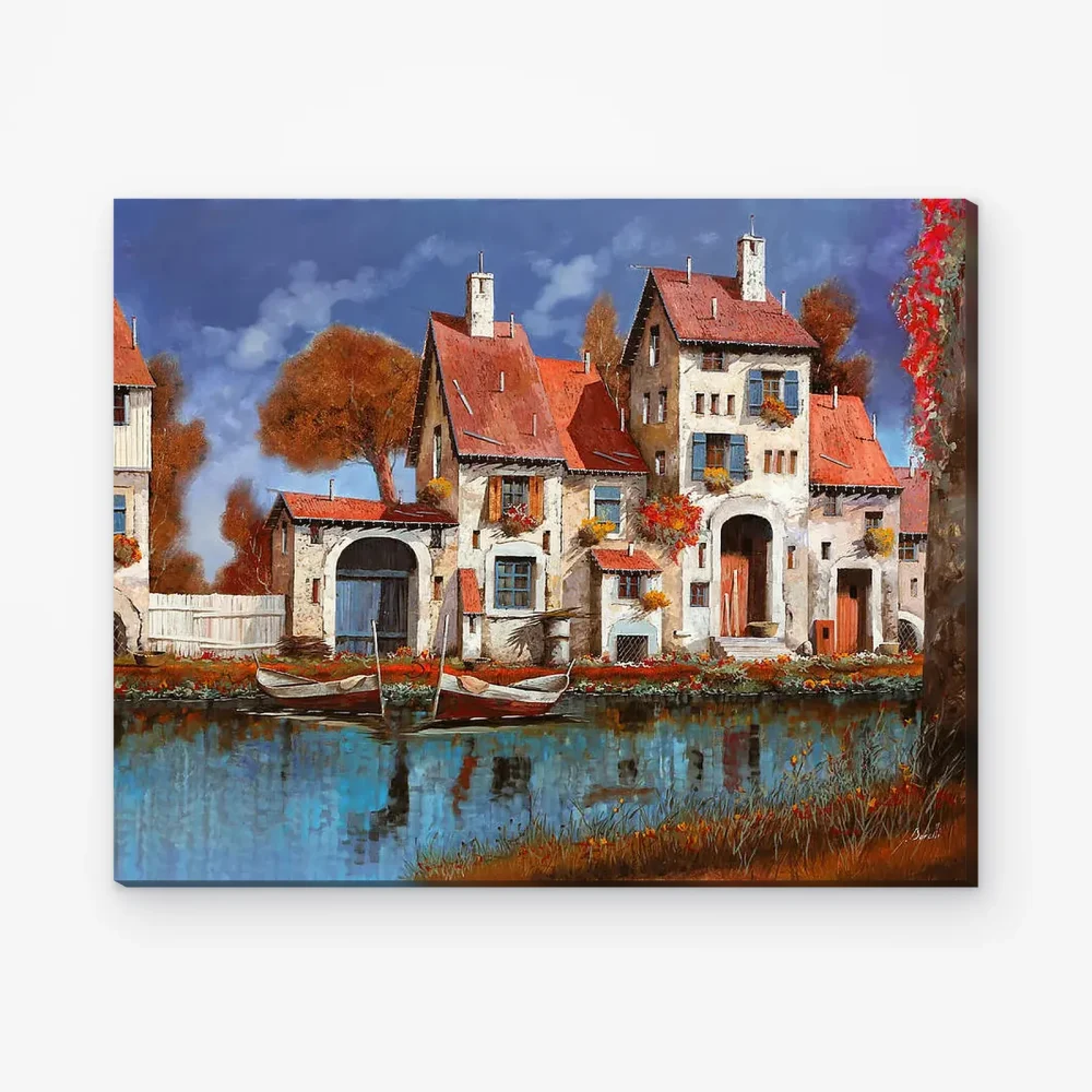 Pintar por Números - La granja junto al lago