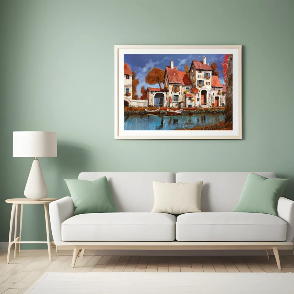 Pintar por números La granja junto al lago – foto 5