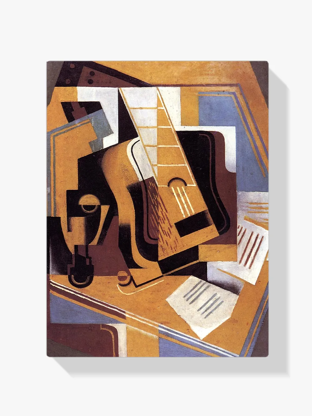 Pintar por números La guitarra - Juan Gris