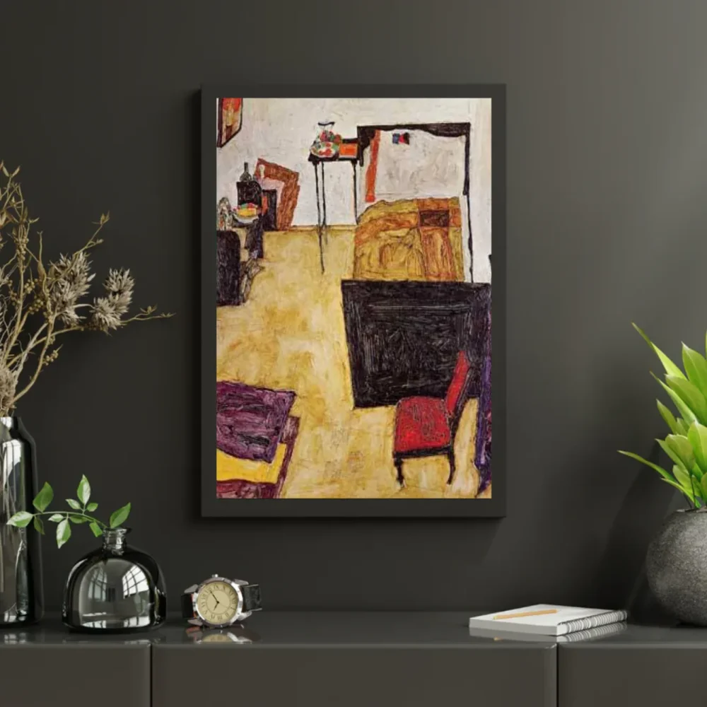 Pintar por números La habitación de Schiele en Neulengbach – foto 3