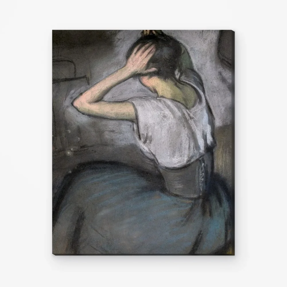 Pintar por Números - La horquilla: mujer sujetándose el pelo