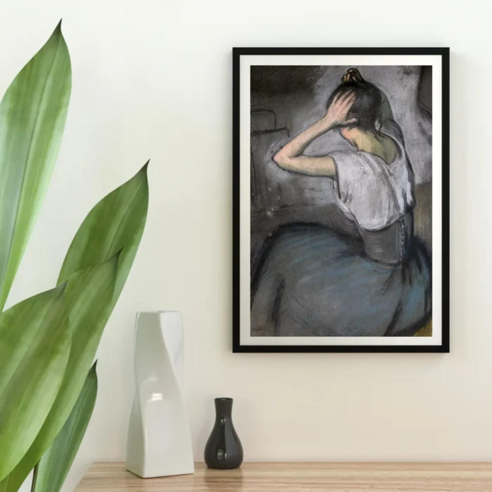 Pintar por números La horquilla: mujer sujetándose el pelo – foto 4