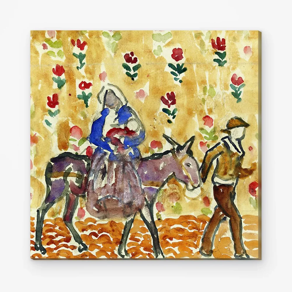 Pintar por Números - La huida a Egipto