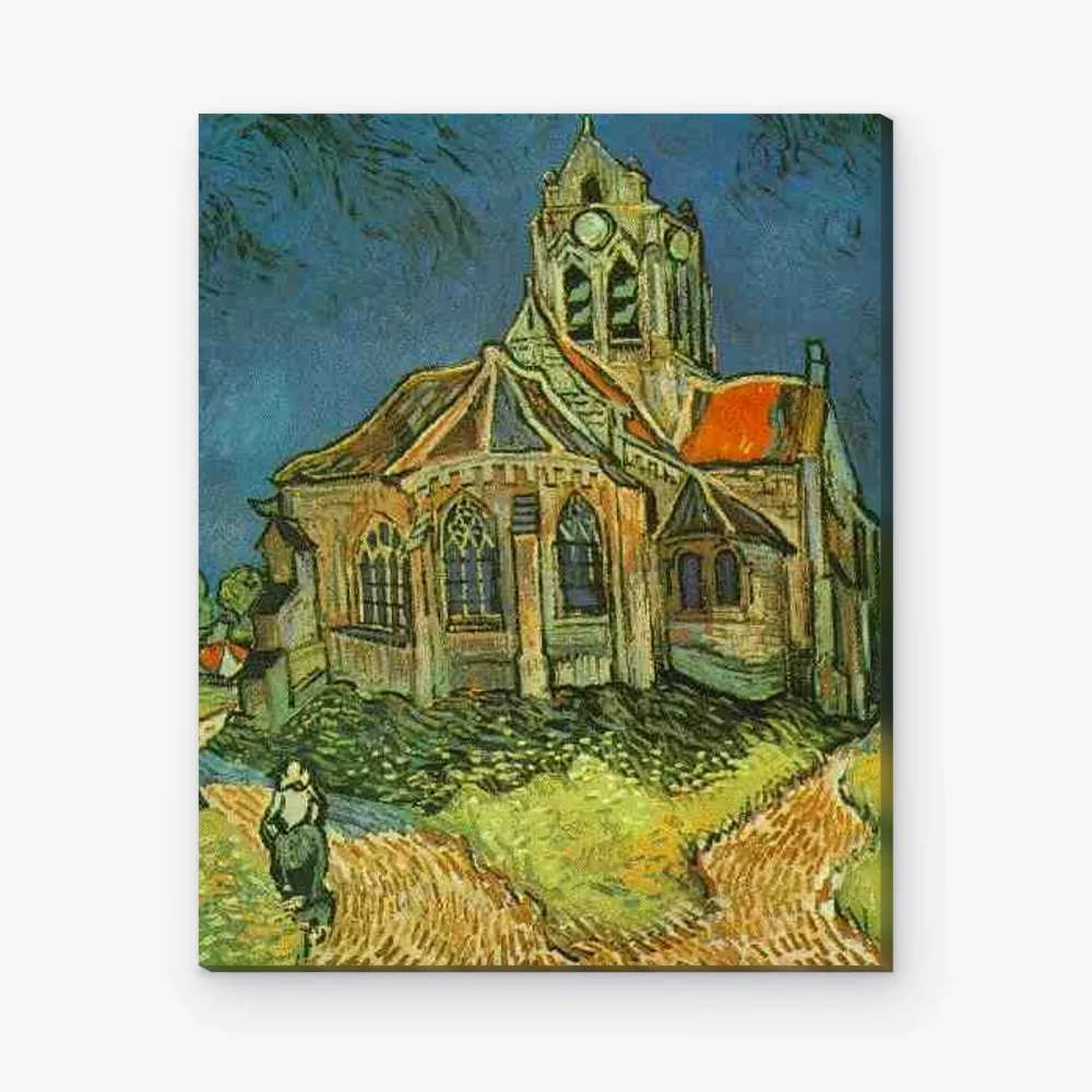 Pintar por Números - La iglesia de Auvers