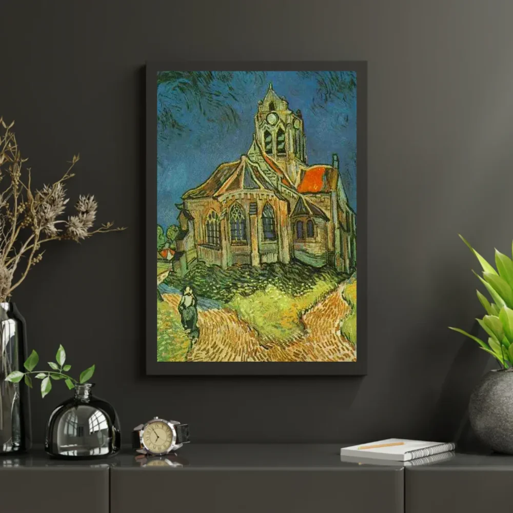 Pintar por números La iglesia de Auvers – foto 3