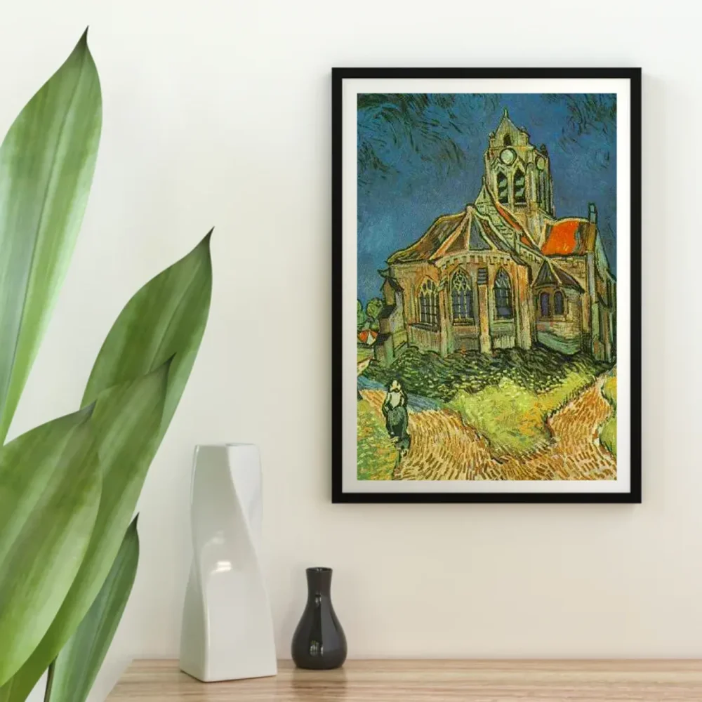 Pintar por números La iglesia de Auvers – foto 4