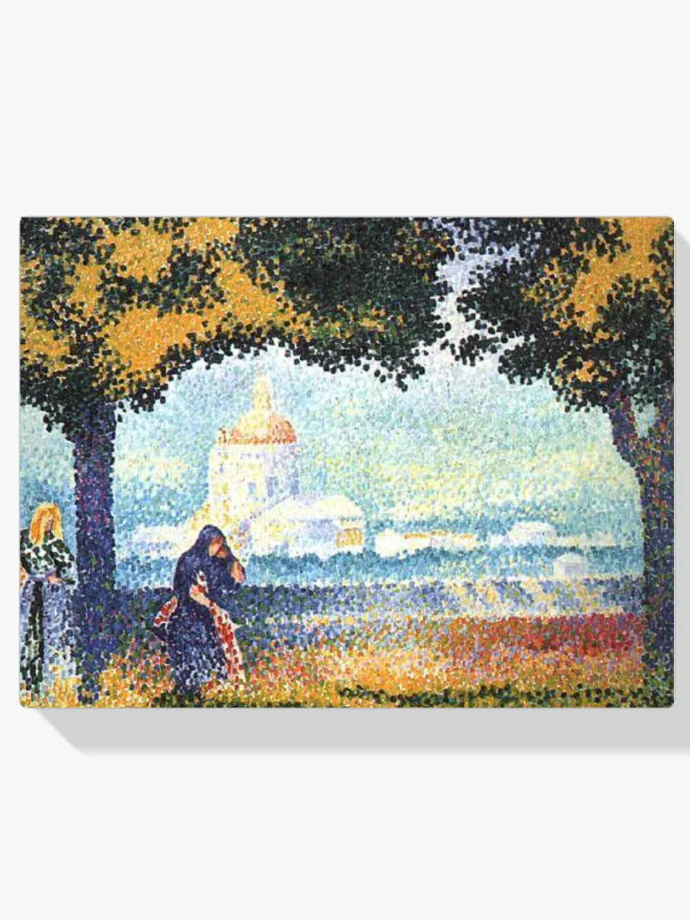 Pintar por números La iglesia de Santa Maria degli Angeli, Asís