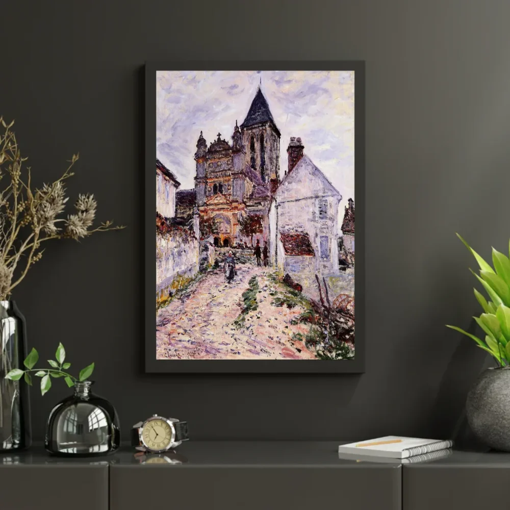 Pintar por números La iglesia de Vétheuil – foto 3
