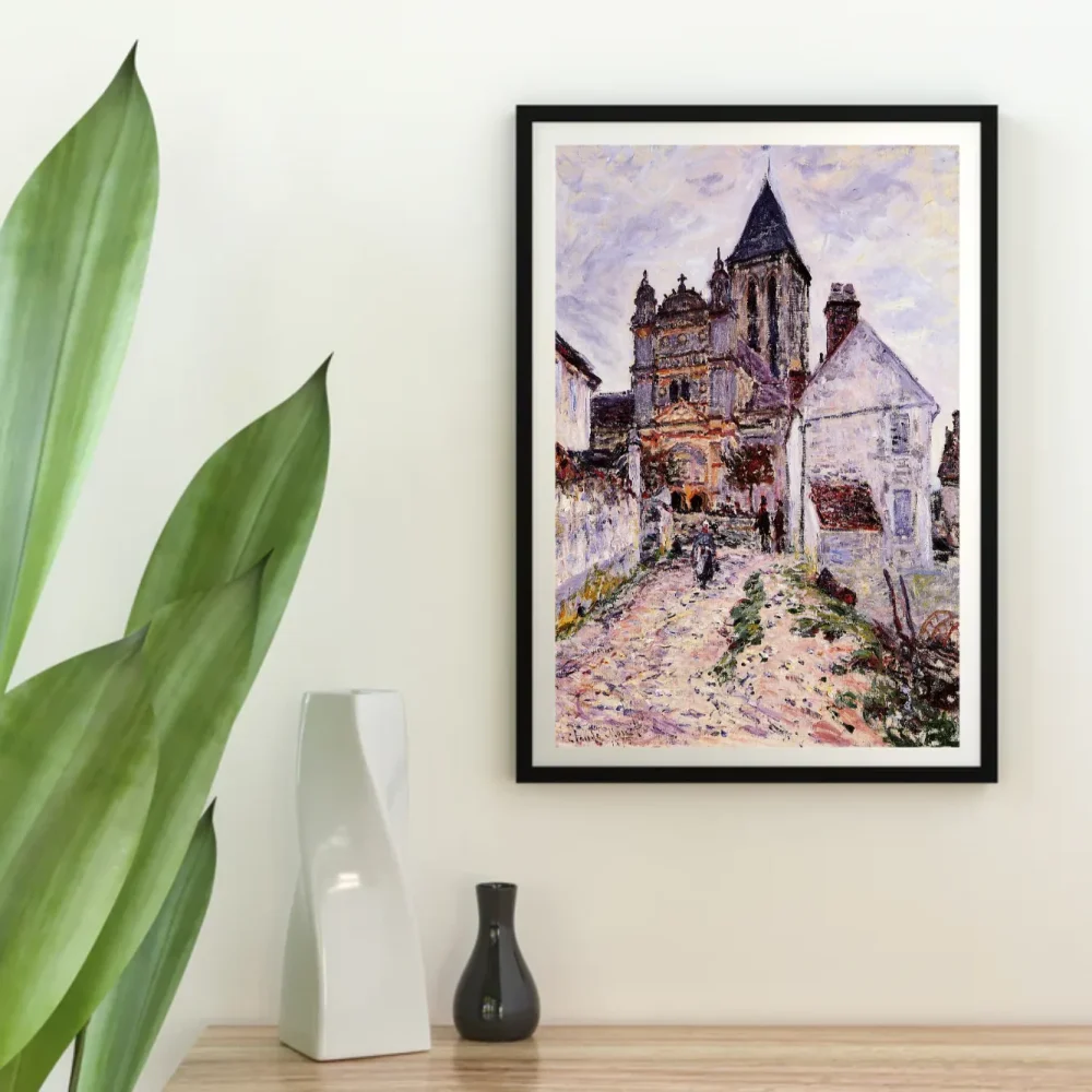 Pintar por números La iglesia de Vétheuil – foto 4