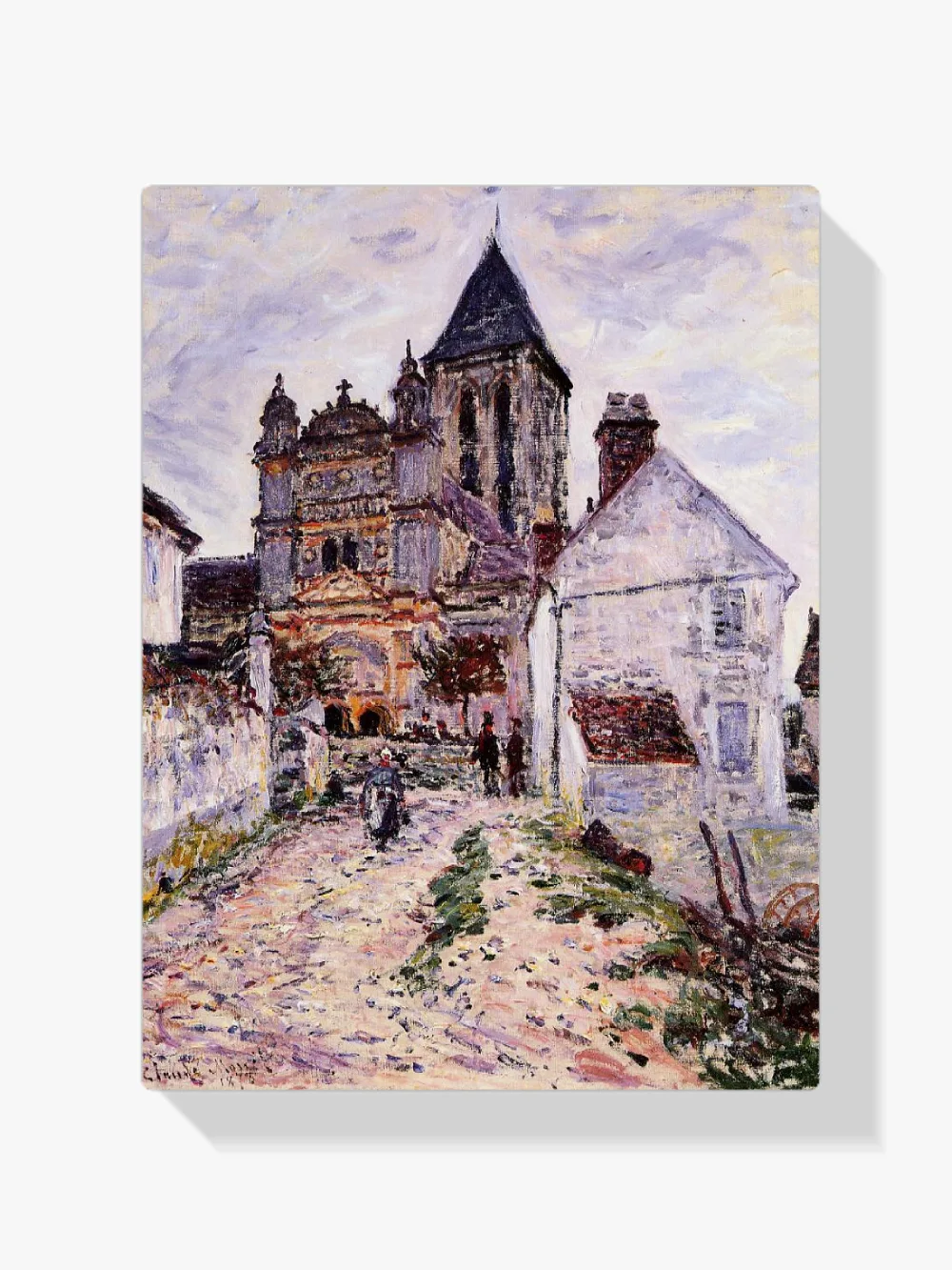 Pintar por números La iglesia de Vétheuil