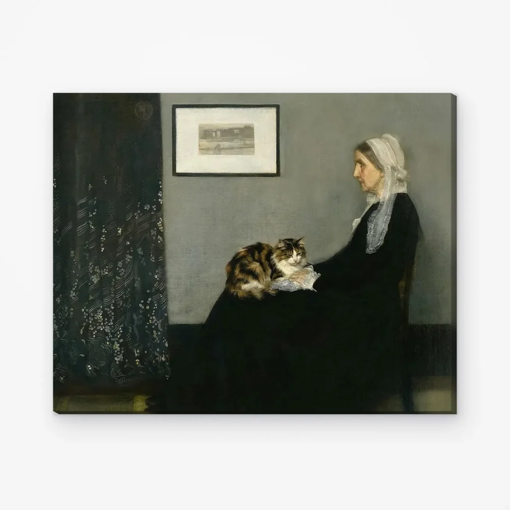 Pintar por Números - La madre de Whistler con gato