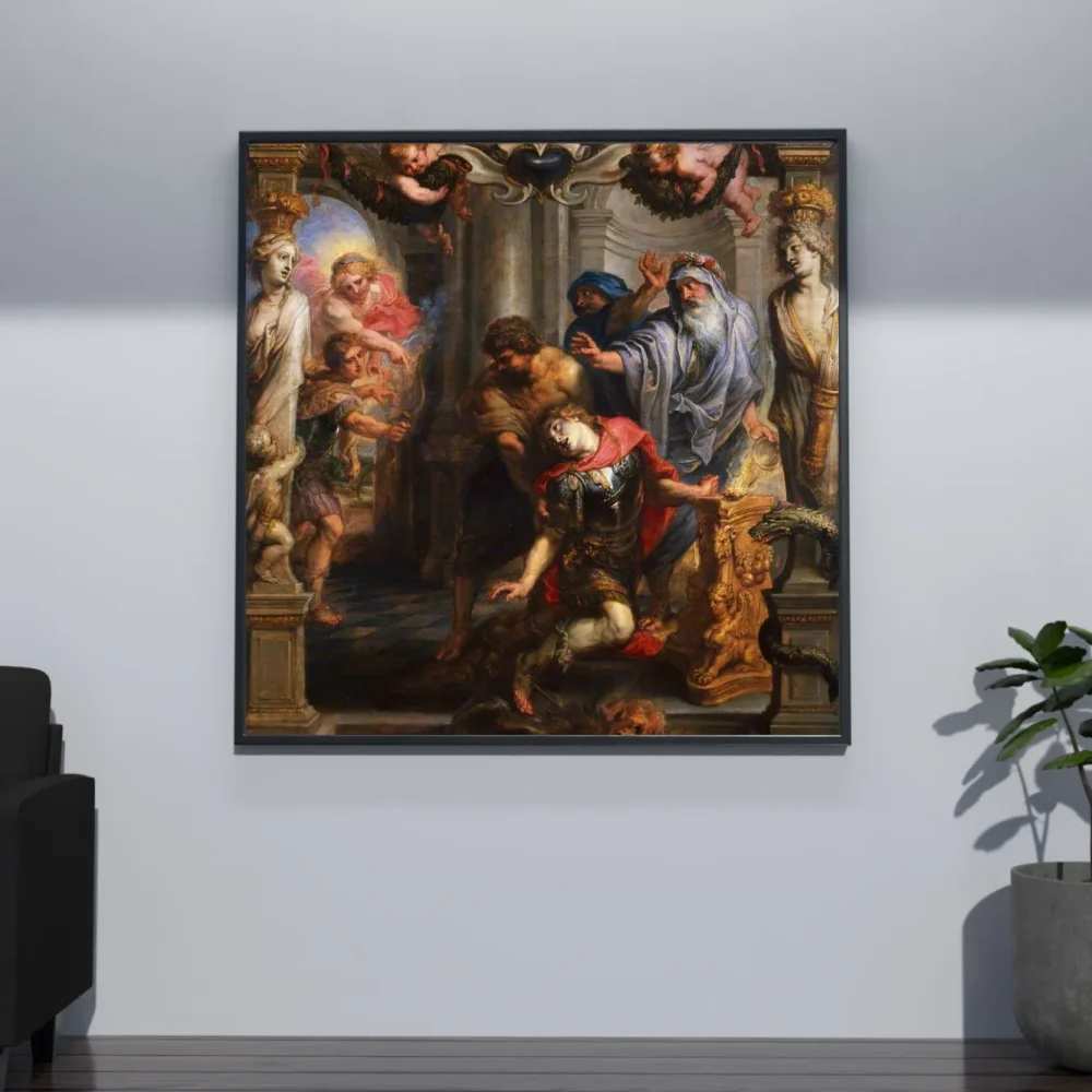 Pintar por números La muerte de Aquiles – foto 4