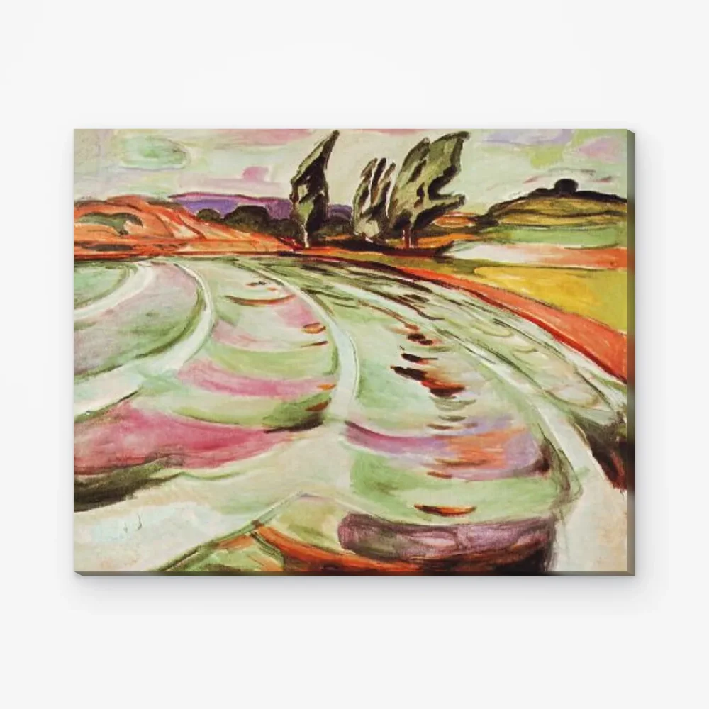 Pintar por Números - La ola - Edvard Munch