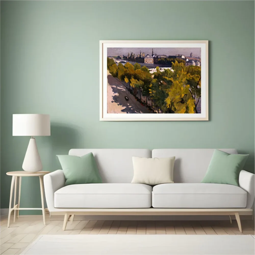 Pintar por números La orilla del Louvre y el Pont Neuf – foto 4