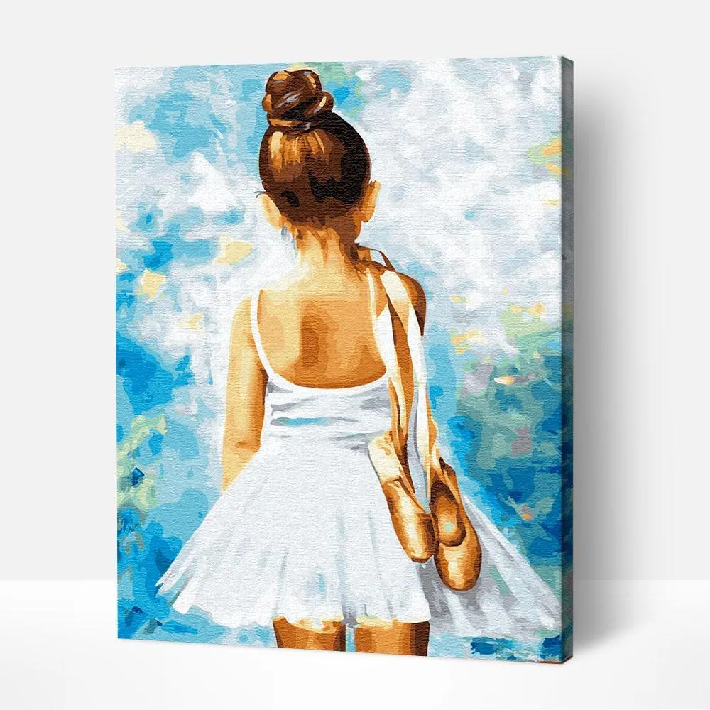 Pintar por números La pequeña bailarina