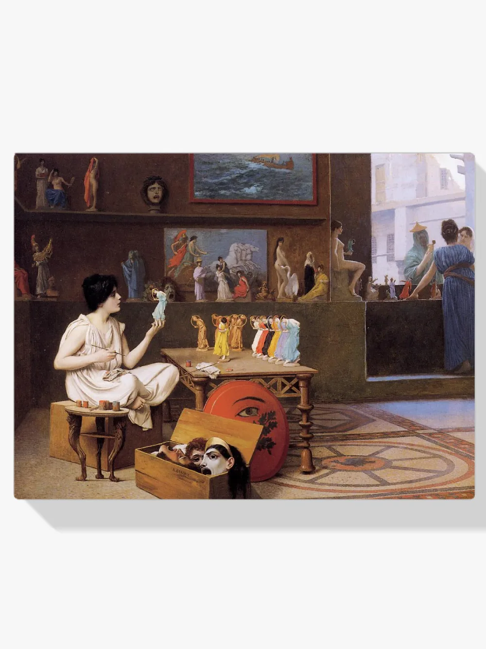 Pintar por números La pintura da vida a la escultura