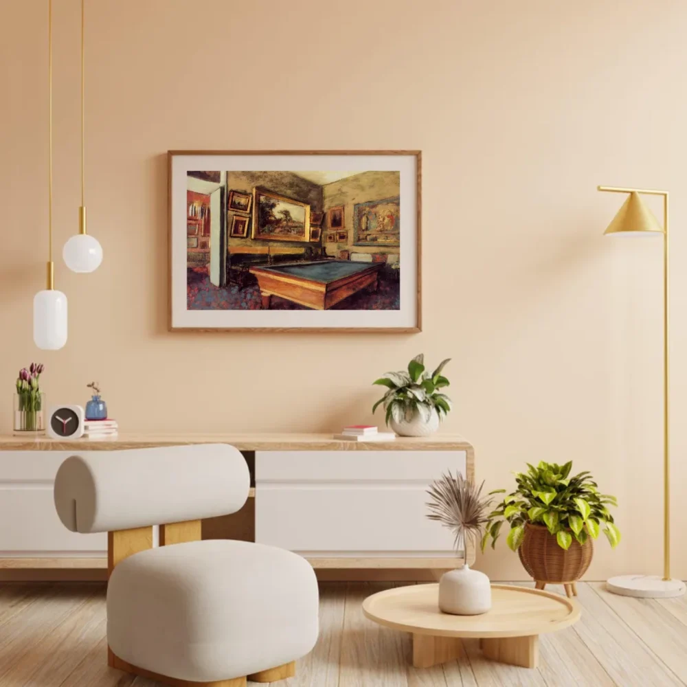 Pintar por números La sala de billar en Ménil-Hubert – foto 3
