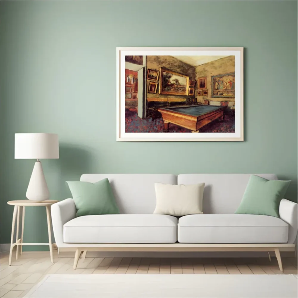 Pintar por números La sala de billar en Ménil-Hubert – foto 4