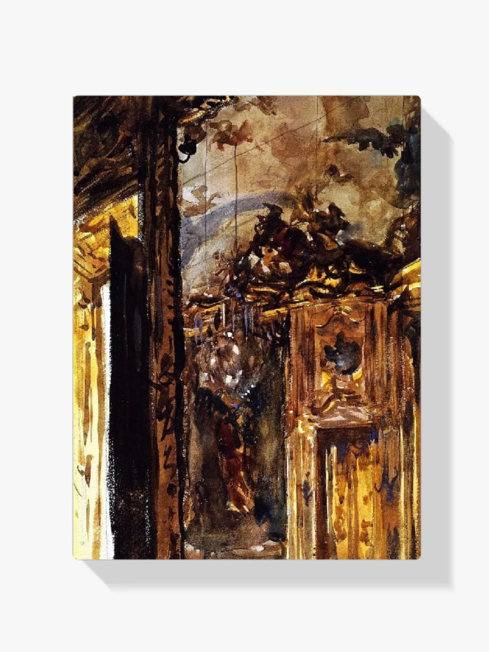 Pintar por números La sala dorada del Palazzo Clerici