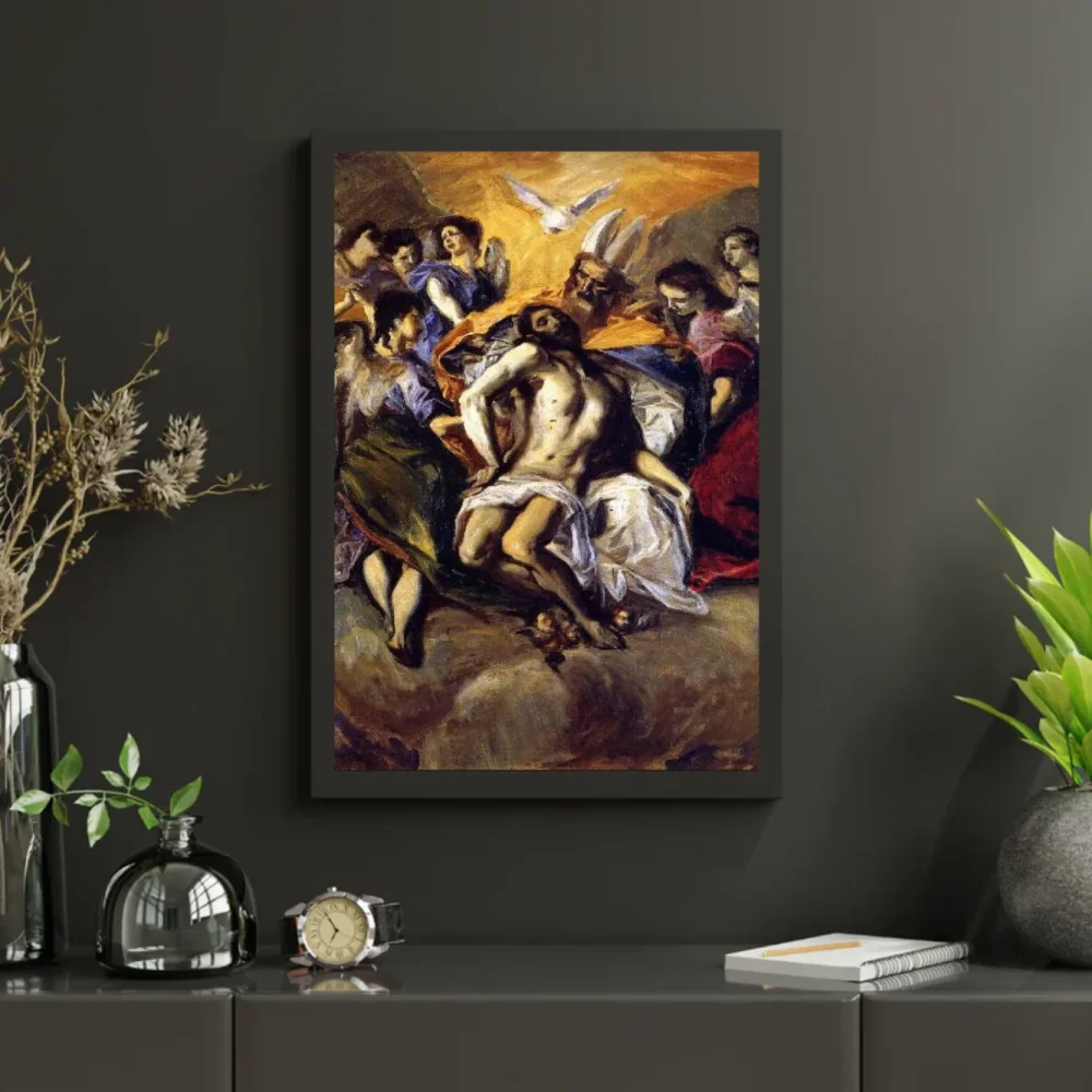 Pintar por números La Santísima Trinidad, según El Greco – foto 3