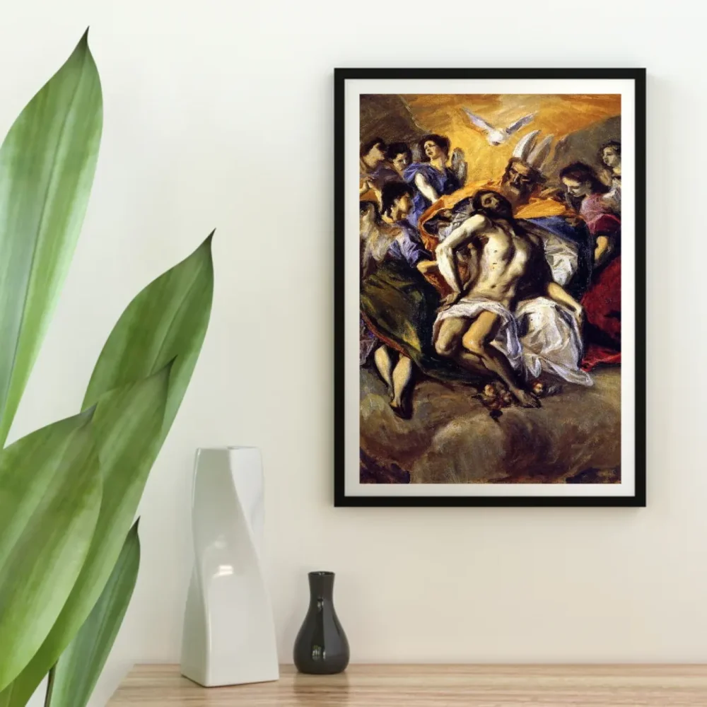 Pintar por números La Santísima Trinidad, según El Greco – foto 4