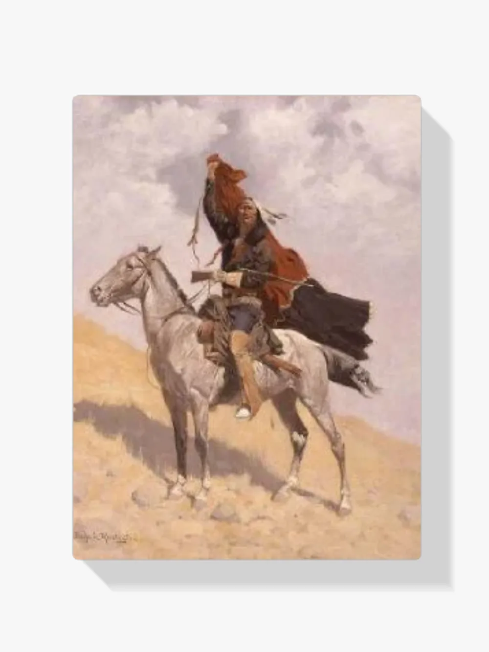 Pintar por números La señal de la manta - Frederic Remington
