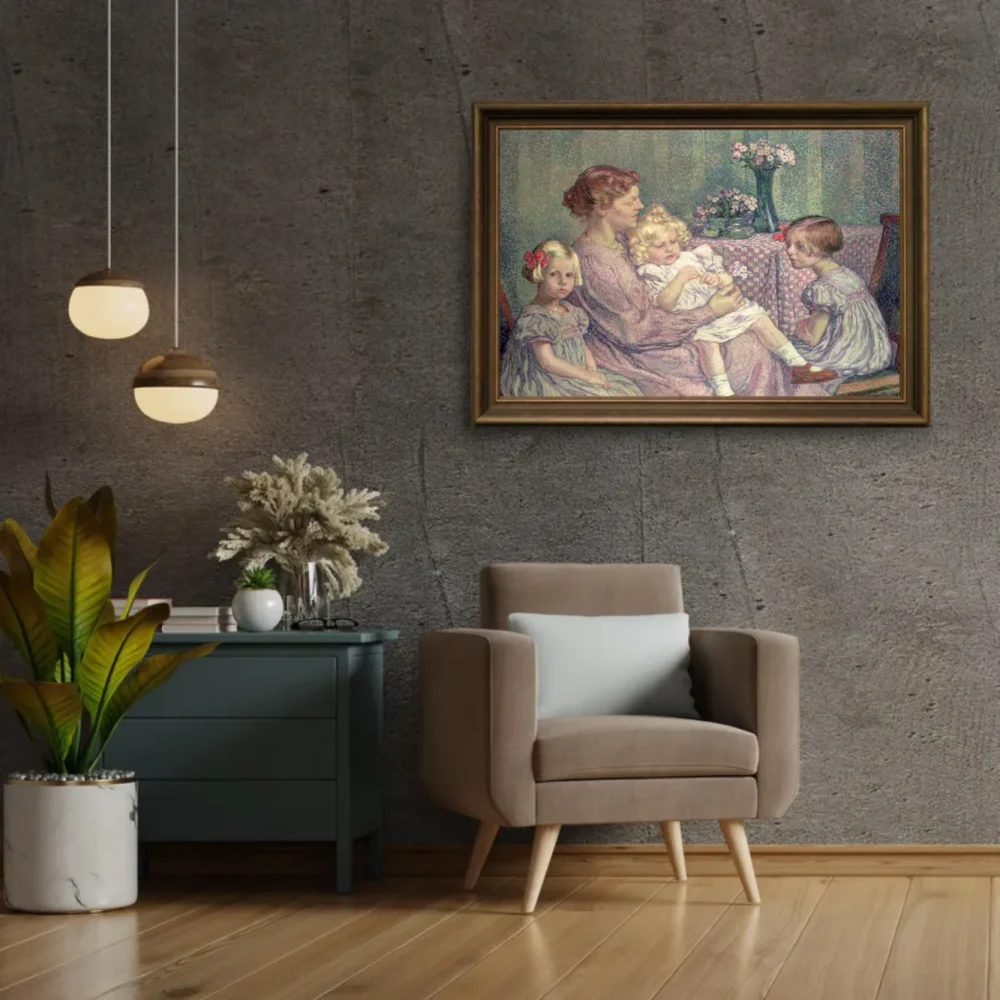 Pintar por números La señora Van de Velde y sus hijos – foto 2