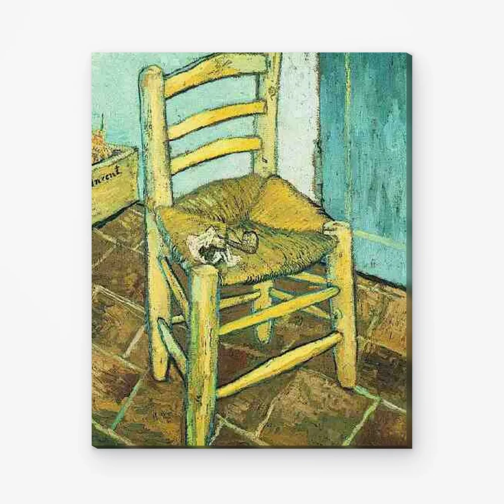 Pintar por Números - La silla de Vincent con su pipa
